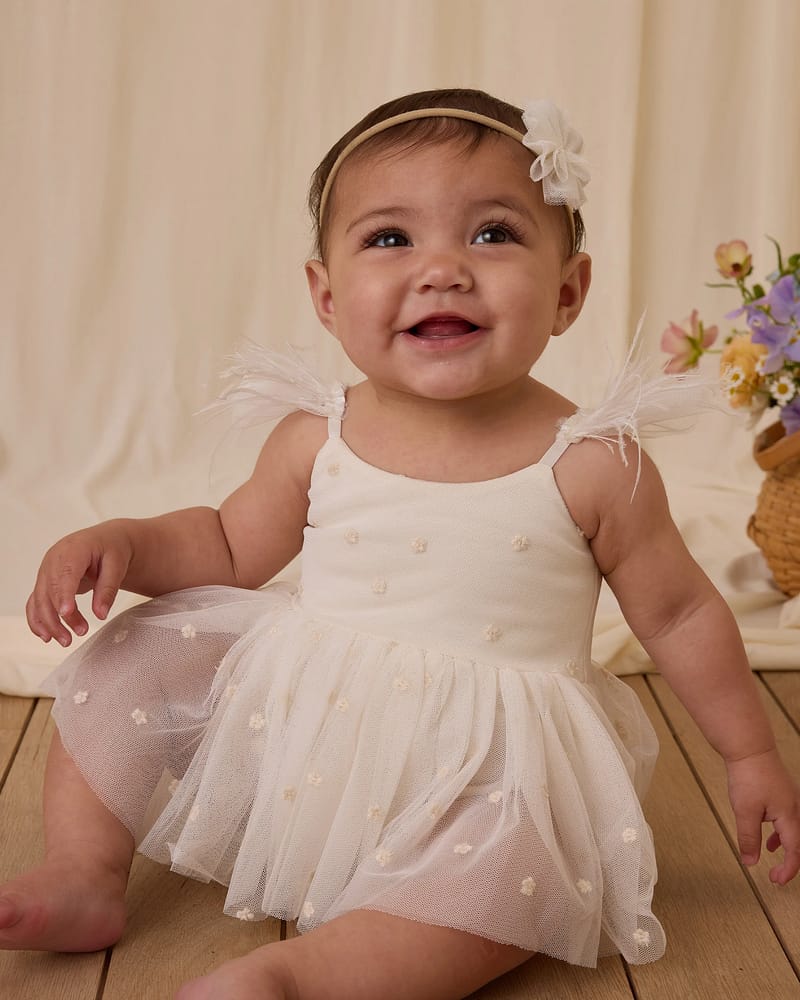 Tyllkjole m/ Broderte Blomster Baby | Poppy Tutu