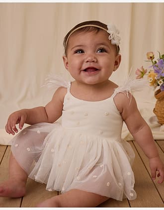 Tyllkjole m/ Broderte Blomster Baby | Poppy Tutu