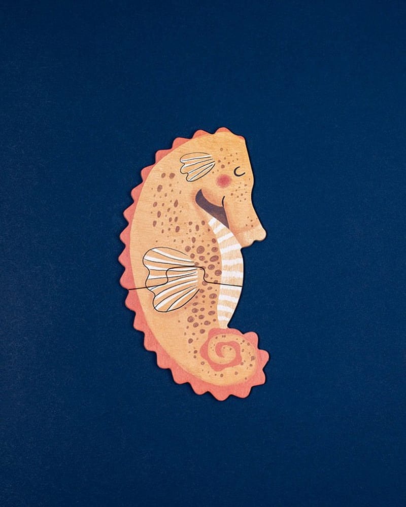 Puslespill 7i1 "Mamma"- Puslespill Barn 2år+| Blue