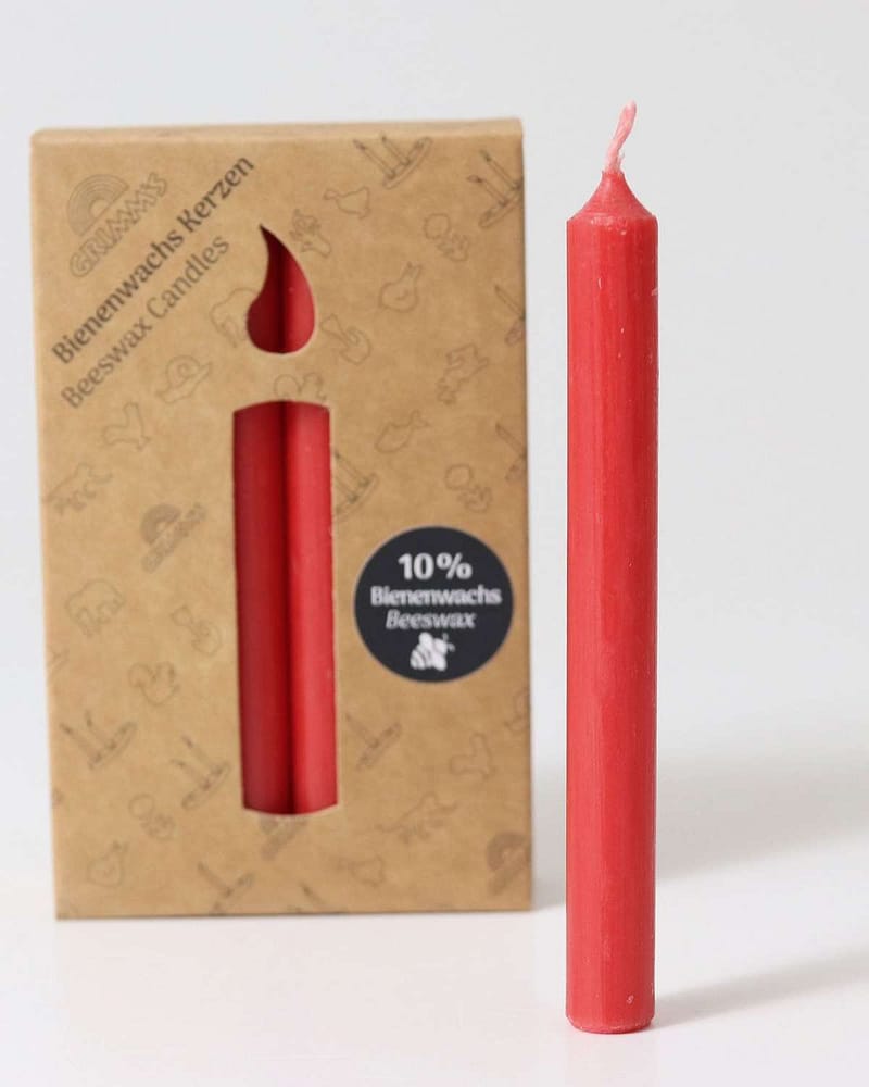 Lys til Bursdagsring - 12pk - 10% Naturlig Bivoks