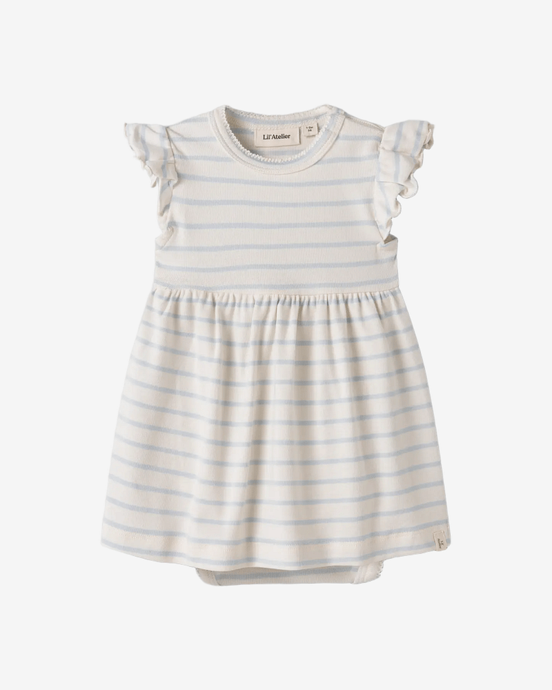 Kjole Baby m/ Body – Øko TENCEL | NBFGEO LOOSE BODY DRESS