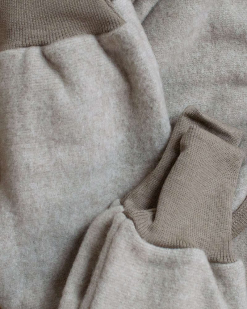 Babybukse i Ullfleece - Ubehandlet Ull
