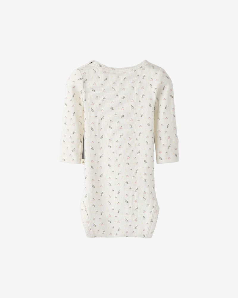 Body Langermet - Ribb, Øko TENCEL | NBFGAGO LS SLIM BODY LIL NOOS