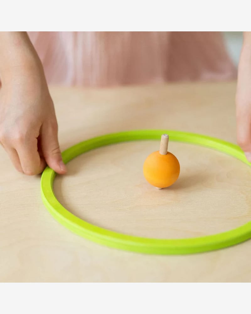 Sett med Snurrebass 6stk | Pastel Spinning Top