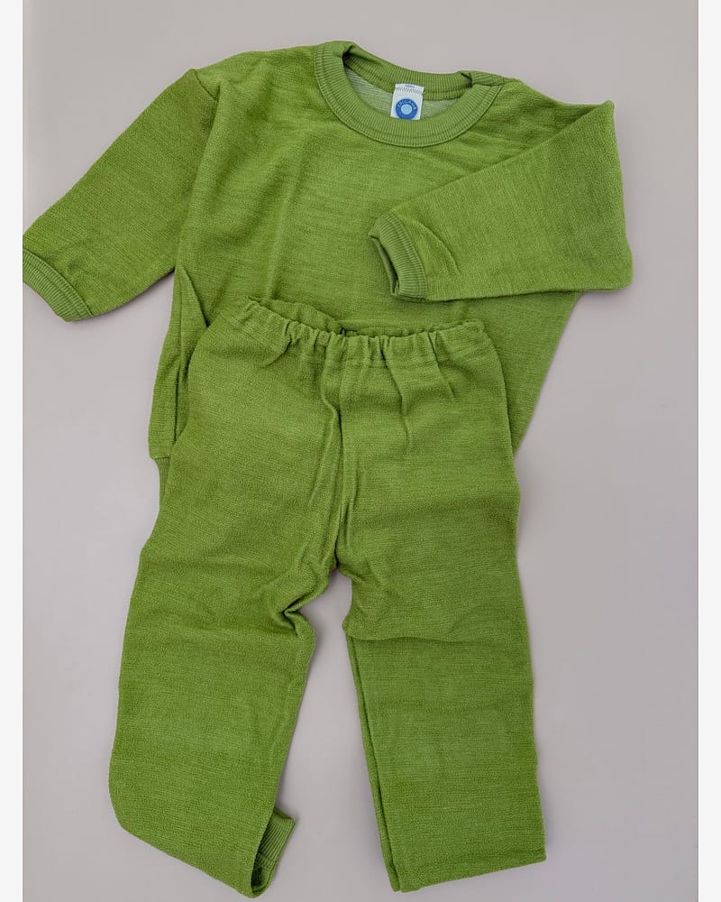 Pysjamas / Kosedress i Ullfrotte - Trøye og Bukse