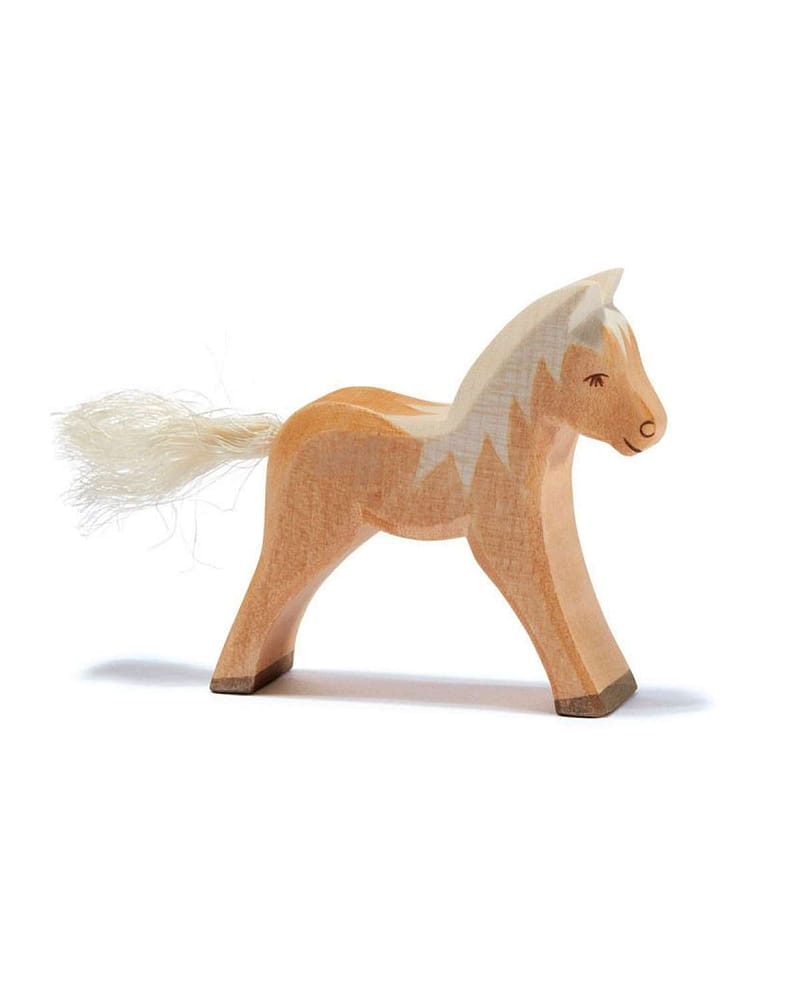 Hest Lekedyr - Håndlaget Trefigur | Dyrefigurer Bondegård og Skog