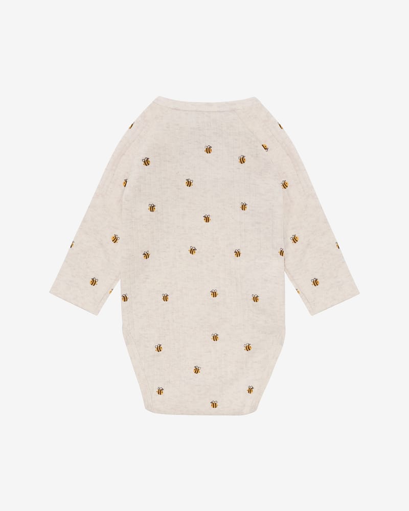 Omslagsbody Baby - 95% Øko Bomull, 5% Elastan | HCBing Animals