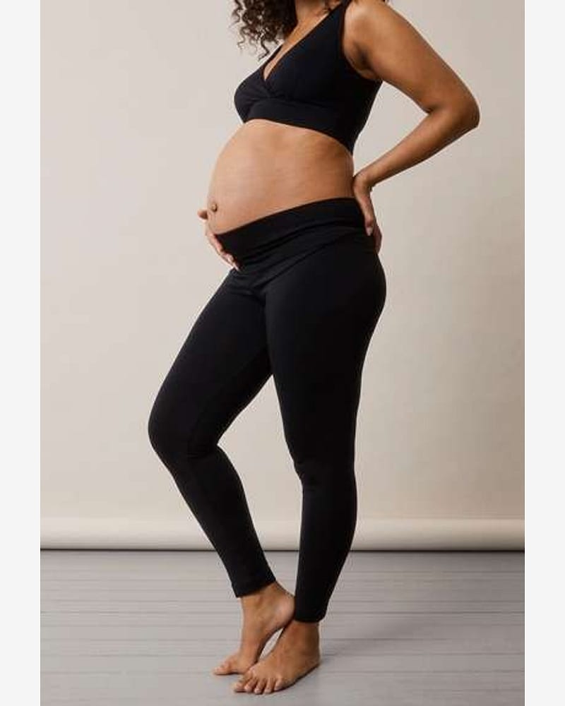 Gravid Leggings - Stretchy & Behagelig - Sømløs