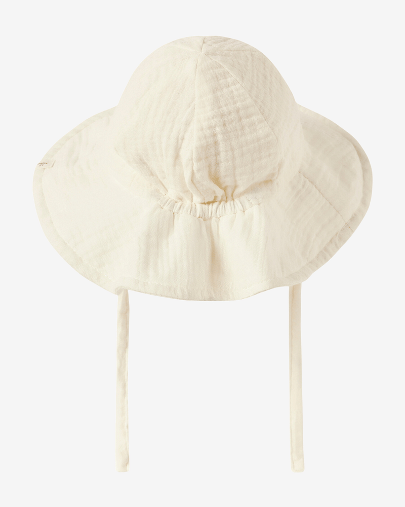Solhatt m/ Knyting - Musselin Bomull | NBNFOLLY HAT LIL
