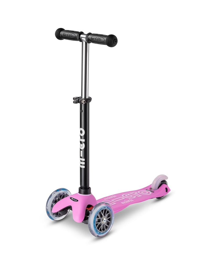 Sparkesykkel og Løpesykkel M/ Foreldrehåndtak - Micro Mini2go Deluxe Plus | 18m-5år