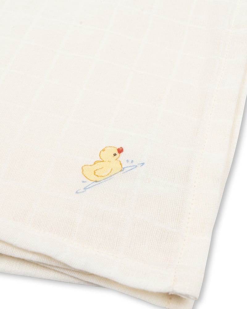 Gulpekluter 10pk - 100% Øk. Musselin - 65 x 65 cm | Nuvoli