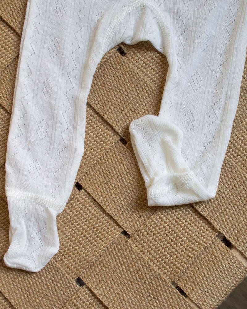 Leggings med fot - Ull 85%