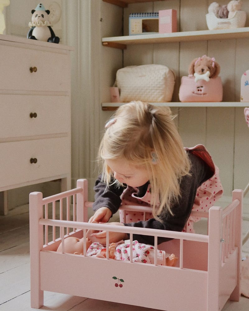 Dukkeseng - 100% Tre - 46x26cm | Doll Bed Wood FSC