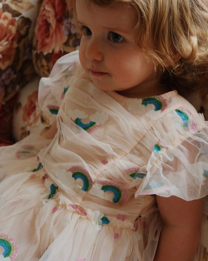 Tyllkjole m/ Glitter Print | Tullie Dress