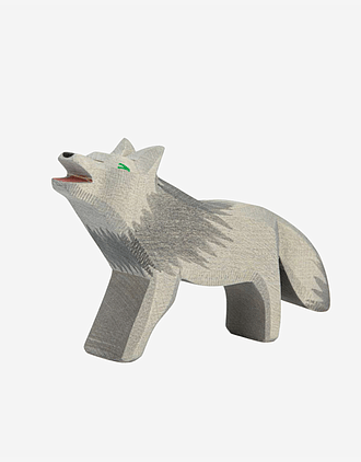 Ulv Trefigur - Håndlaget Dukketeater Dukke | Fairy Wolf