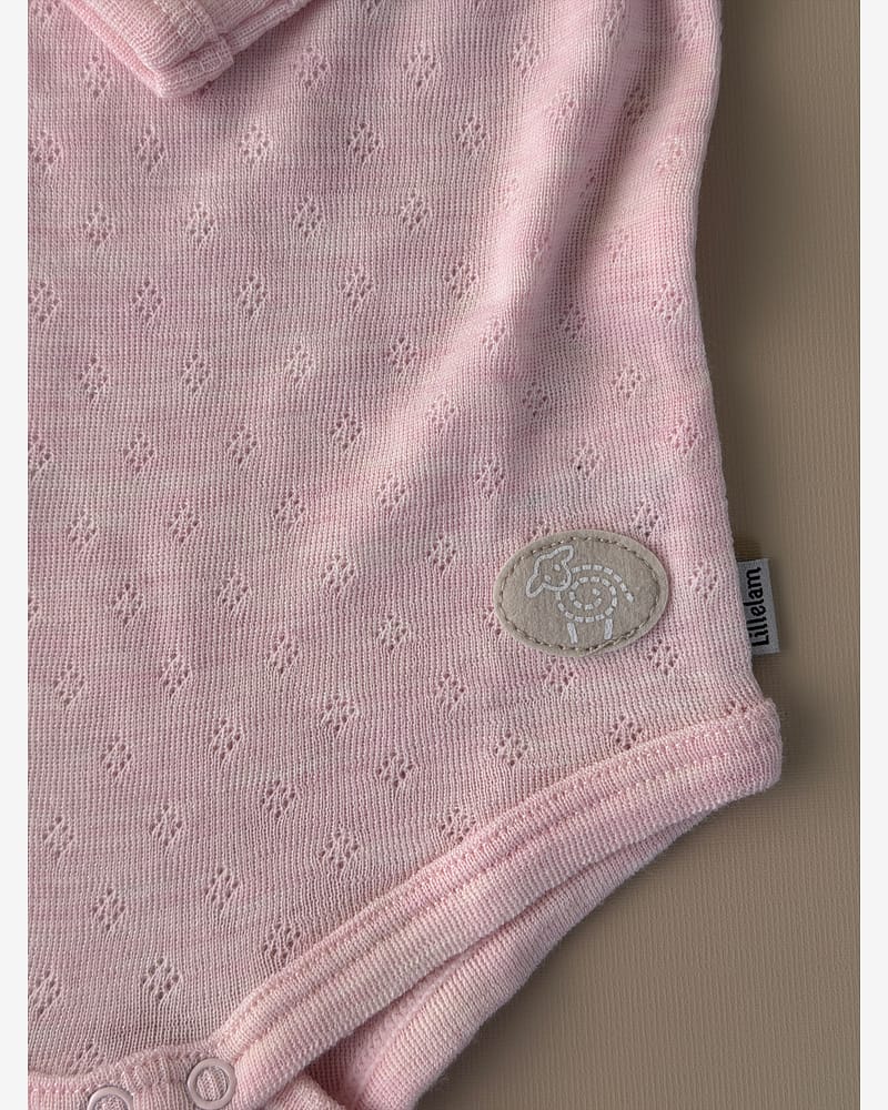 Ullbody Pointelle - Tynn ullkvalitet - 100% Merino
