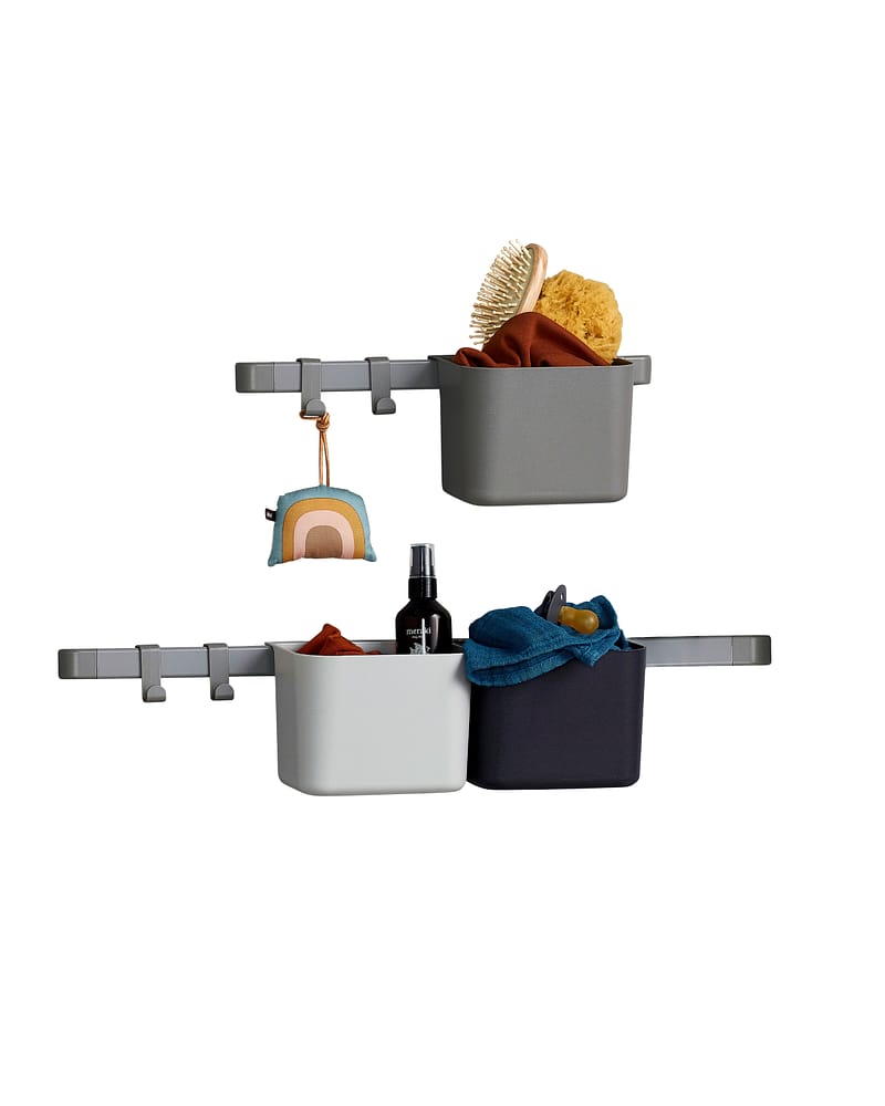 Oppbevaring Stellebord - 3x Kurver, 2x Skinne: 62 og 34,5 cm | Organizers 1 long