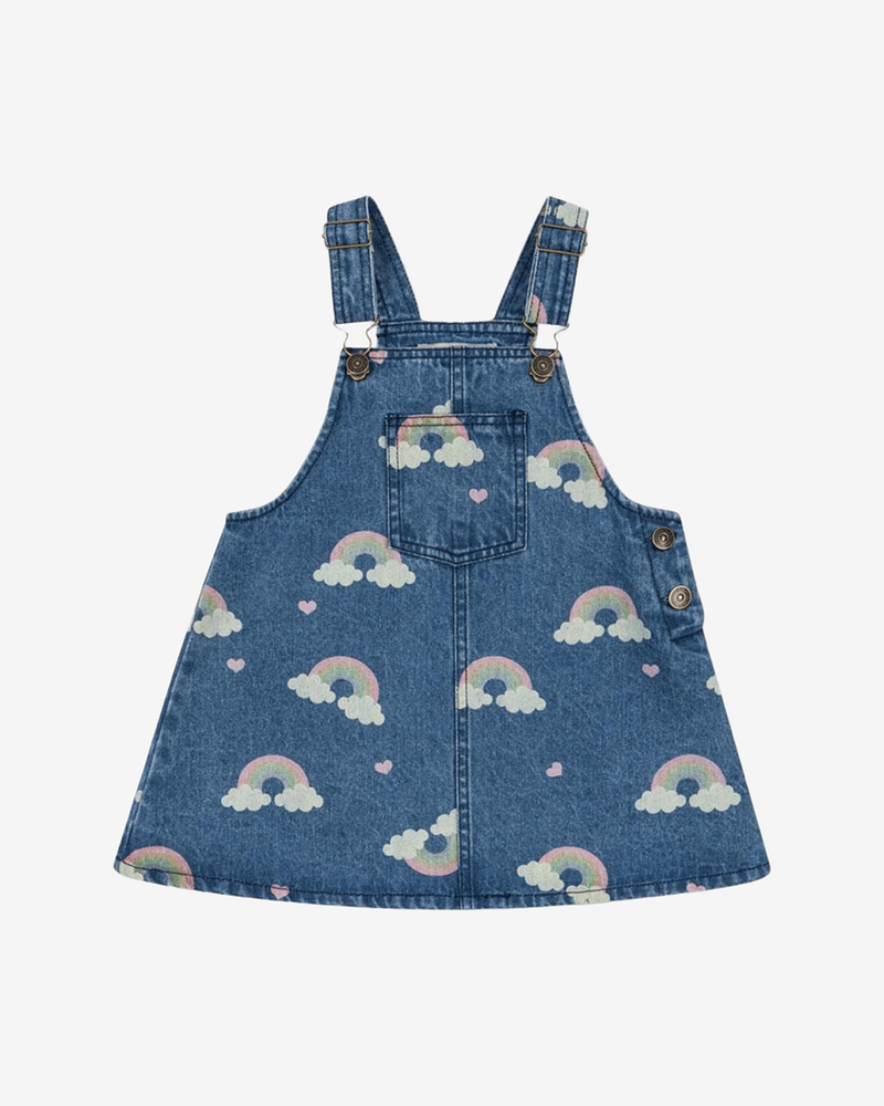 Snekkerkjole Barn - Denim, 100% Øko Bomull | Magot Overall Dress