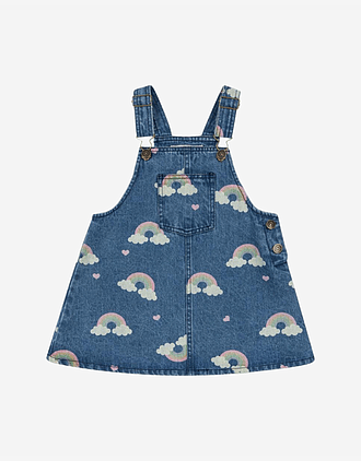 Snekkerkjole Barn - Denim, 100% Øko Bomull | Magot Overall Dress