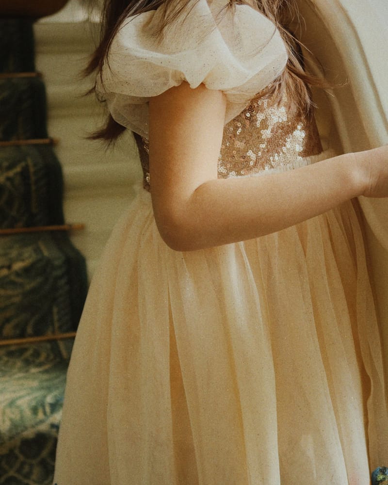 Tyllkjole m/ Glitter Paljetter | Mei Dress