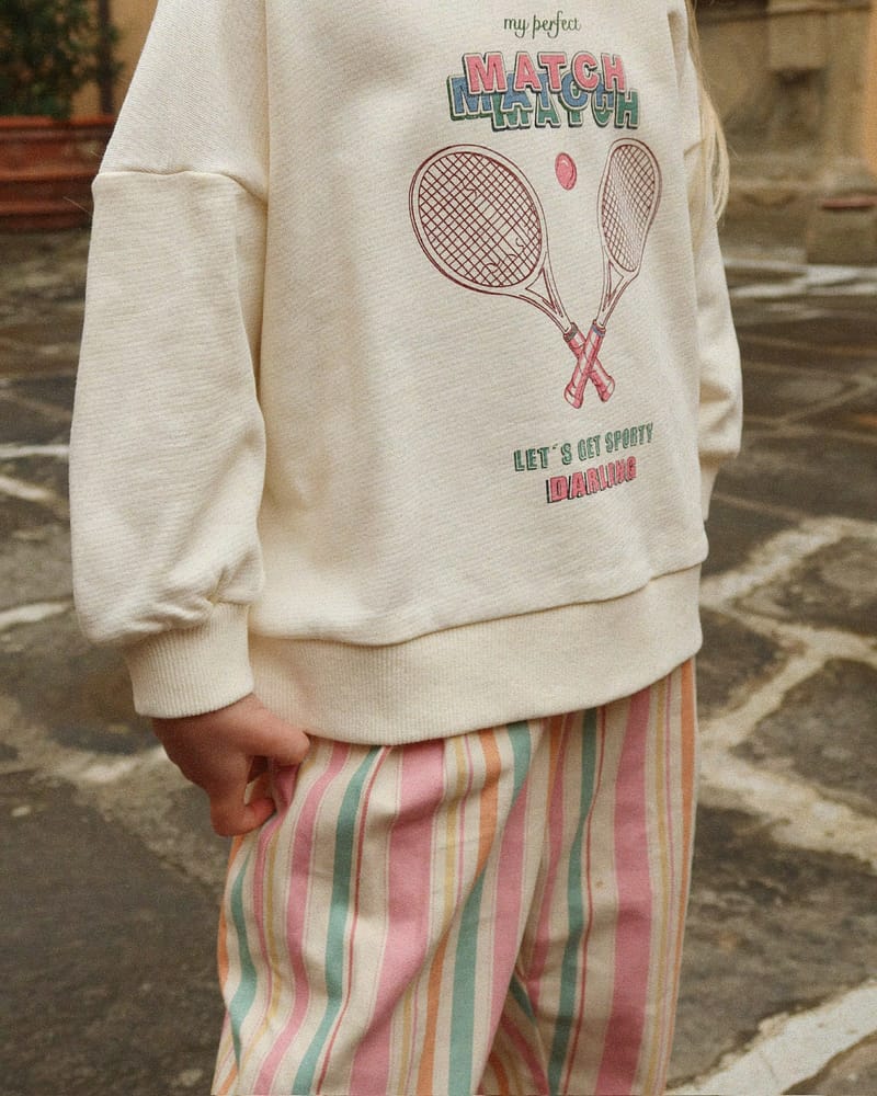 Stripete Bukse Barn - Øko bomull | Frankie Pants Gots