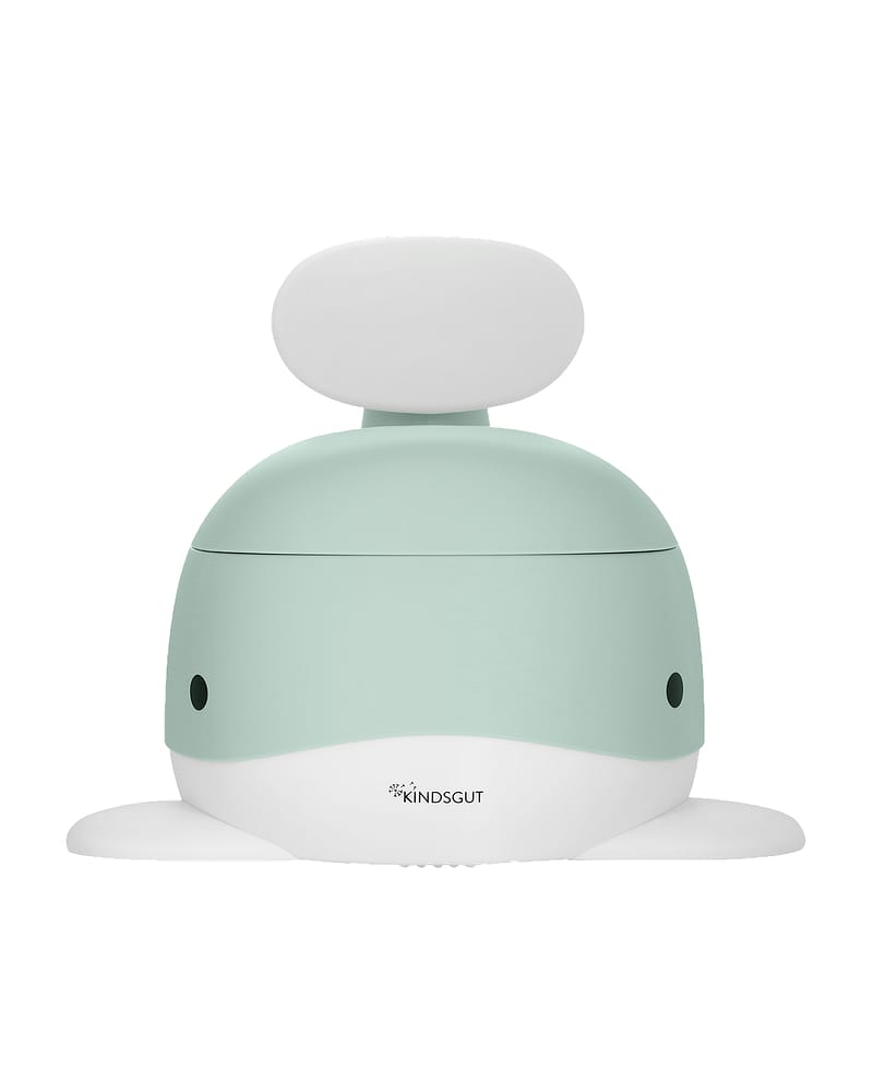 Pottestol Hval m/ Høy Ryggstøtte - Sklisikker og Enkel å Rengjøre