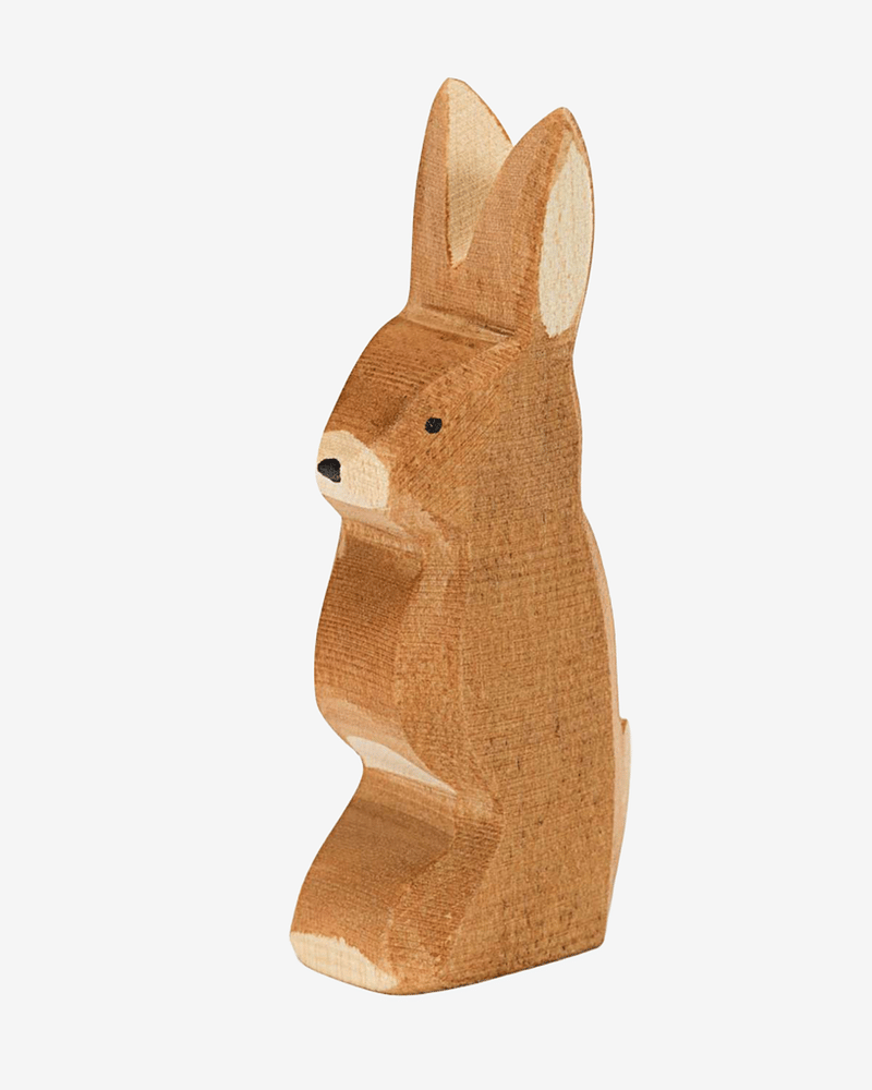 Kanin - Håndlaget Trefigur | Dyrefigurer Bondegård og Skog
