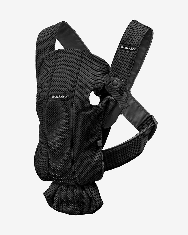 Mini Bæresele Nyfødt - Ekstra Nærhet - Baby Carrier 0-12m, Black