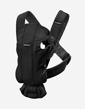 Mini Bæresele Nyfødt - Ekstra Nærhet - Baby Carrier 0-12m, Black