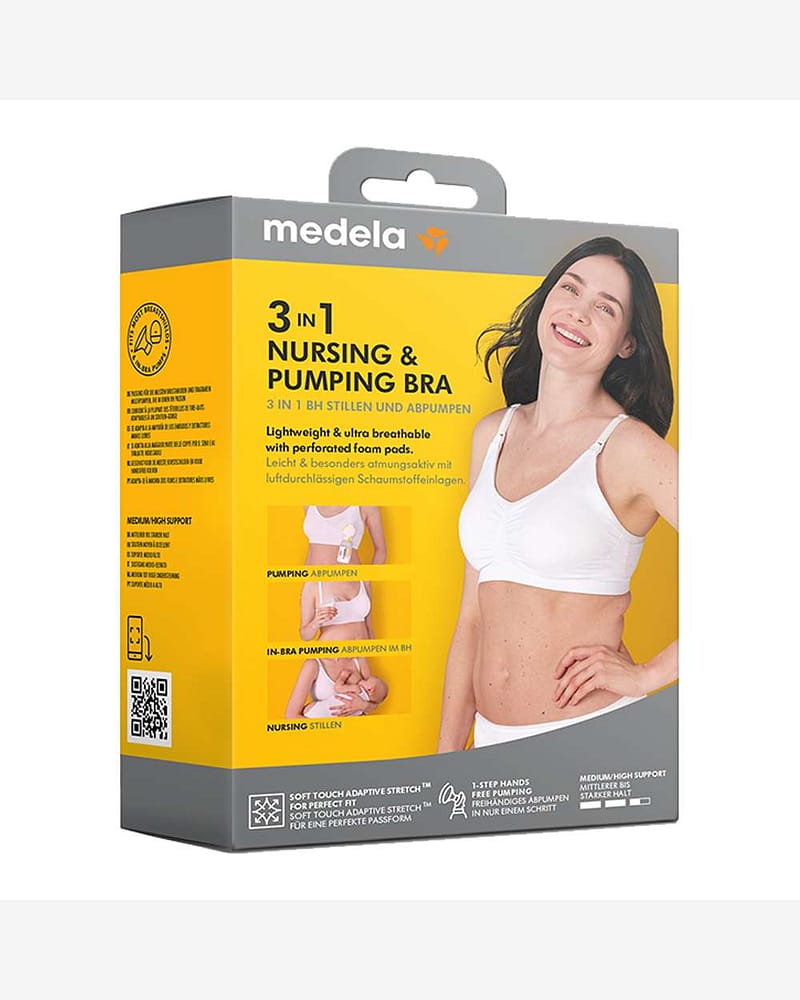 Amme & Brystpumpe BH 3-i-1 - Høy Støtte