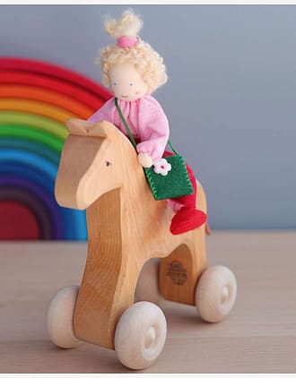 Dukke m/ fleksibel kropp - Liten 13cm - Håndlaget | Flexible Doll