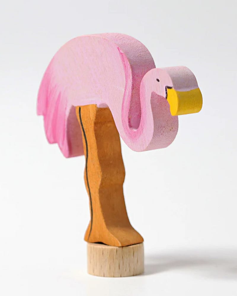 Flamingo til Bursdagsring | Figur Grimms Lysestake