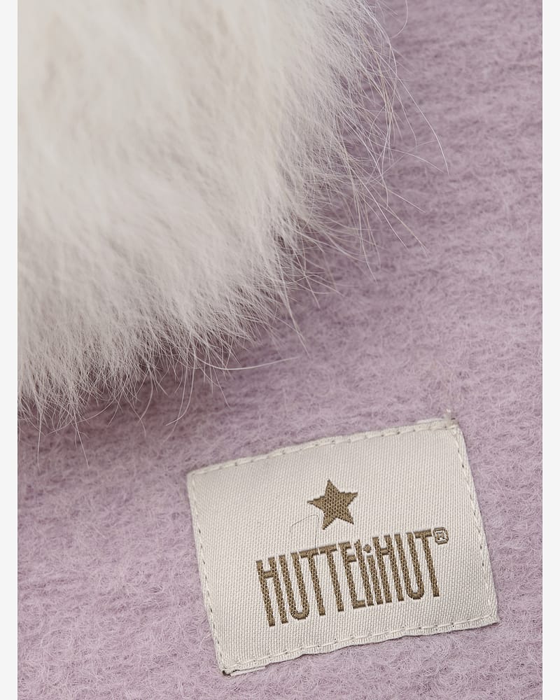 Balaclava Ull 2-Lags - Børstet Ullfleece | Alpaca Pompoms