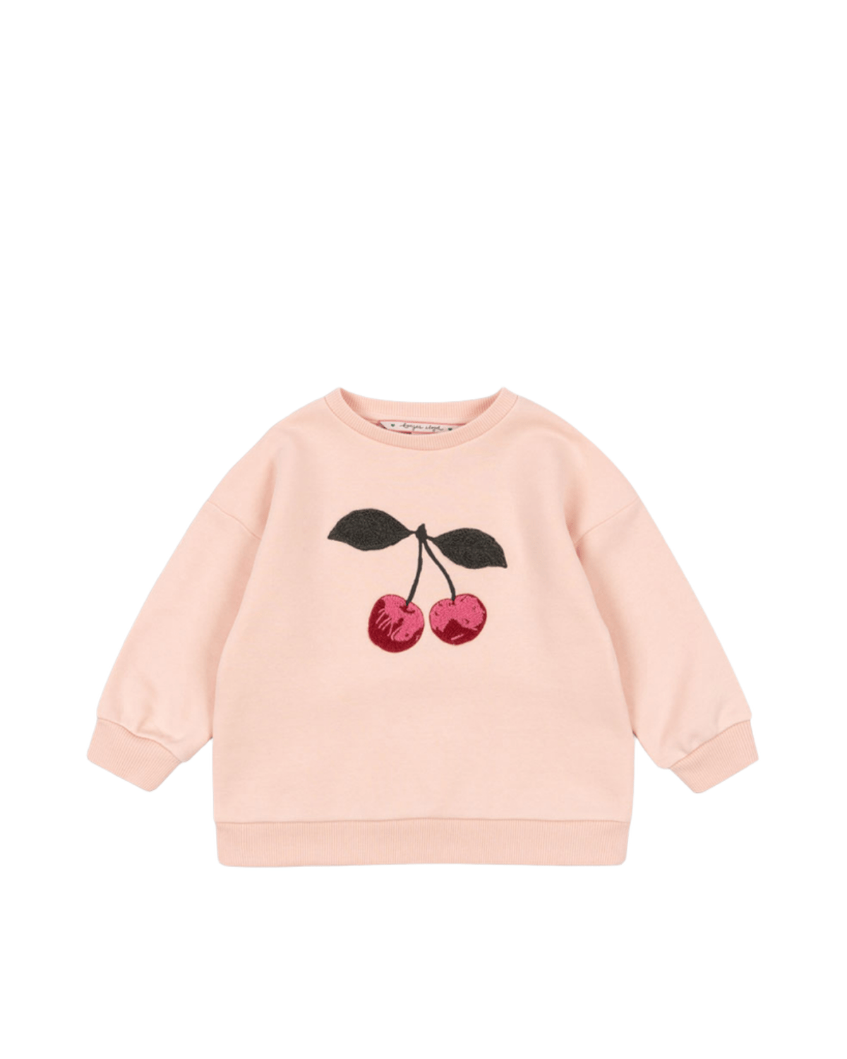 Genser med Print – 100% Øk. Bomull – Lou Terry Sweat Shirt OCS, Puderrosa - Evening Sand