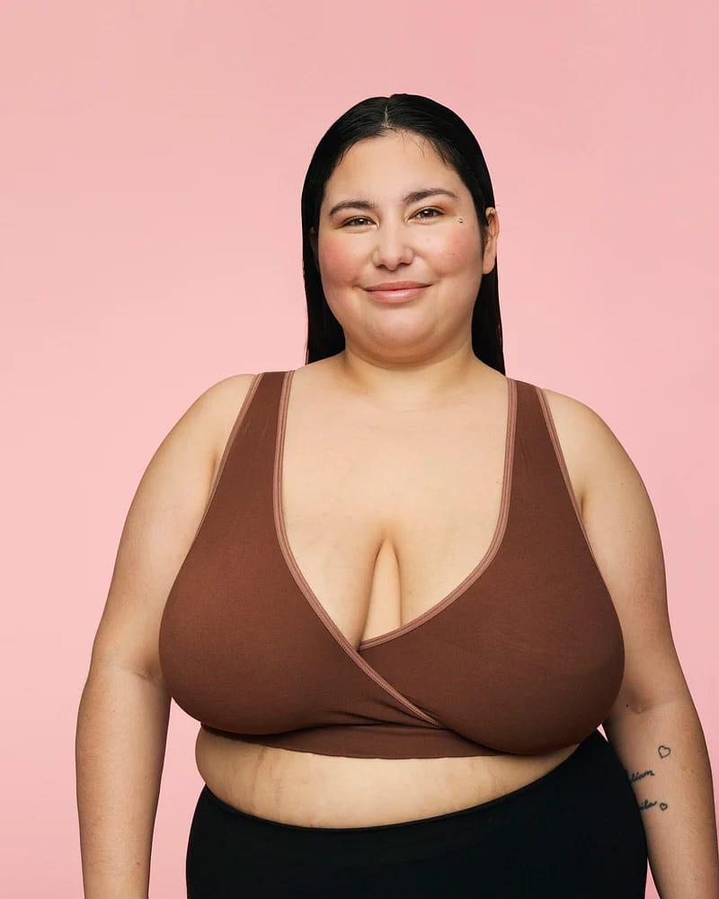 Amme BH - Øko Bambus - Lett støtte | Crossover BH