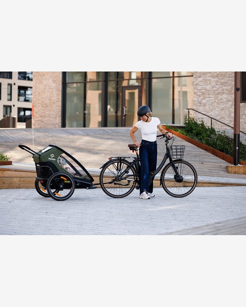 Hamax Outback Sykkelvogn & Barnevogn, 2-Seter | Double Bicycle Trailer