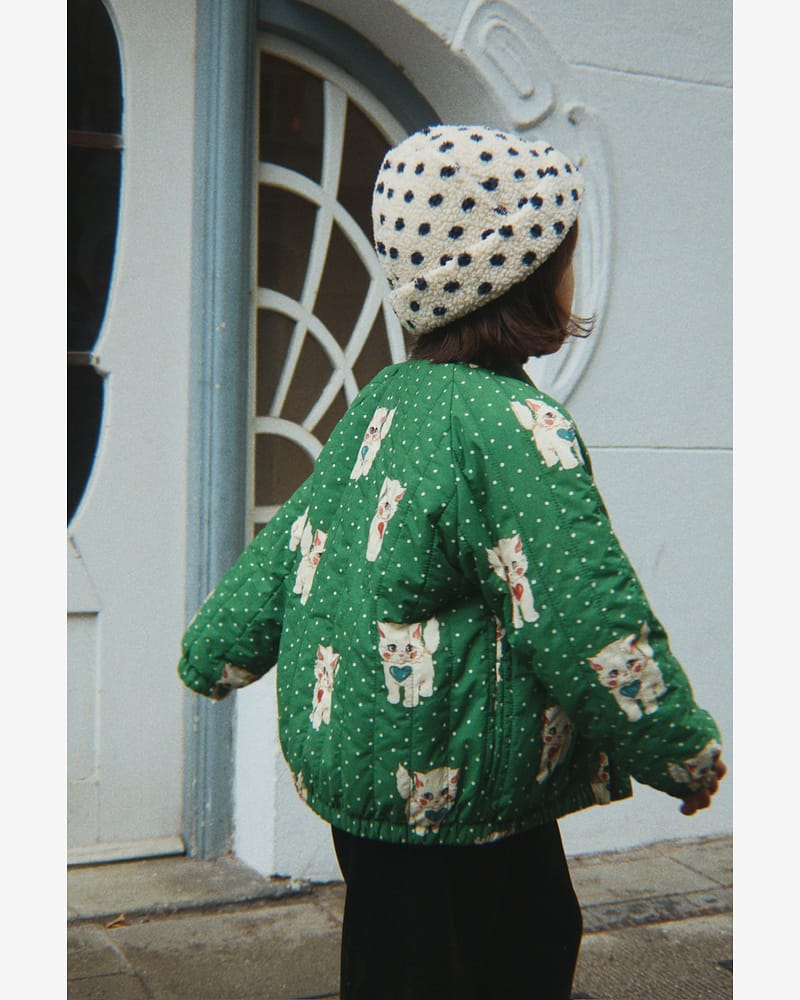 Tynn Boblejakke - Vindtett, Vannavstøtende | Juno Printed Bomber Jacket