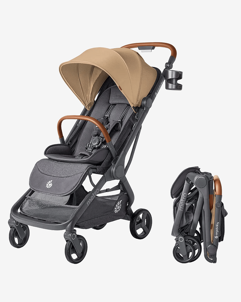 Metro 3 Deluxe Reisetrille, Premium - Kompakt Reisevogn | Fra Nyfødt til 22 kg/4 år