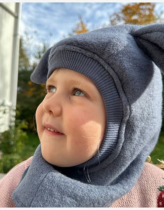 Balaclava Ull 2-lags - Kaninører