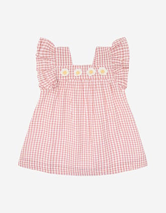 Kjole Baby m/ Blomsterdetaljer - 100% Bomull | HCKatinka Check