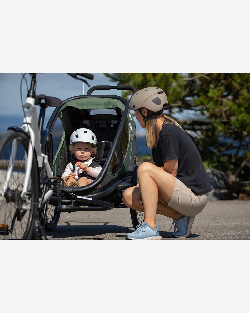 Hamax Outback Sykkelvogn & Barnevogn, Plass til ett barn | Singel Bicycle Trailer
