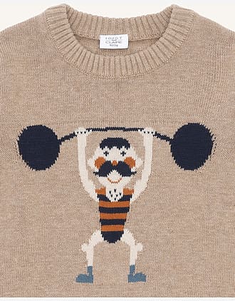 Genser Barn - 100% Bomull | Pelle Knit Strong Man