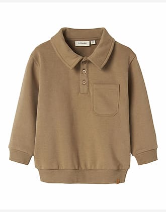 Genser M/ Polokrage Barn - Øko Jersey | NMMILONDON ROA LS LOOSE SWEAT LIL