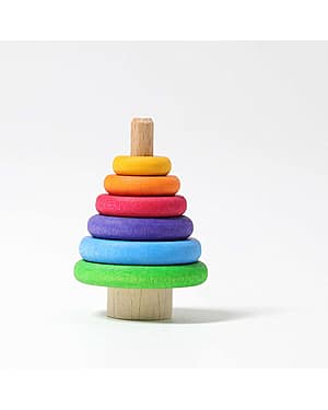 bursdagsring grimms lysestake trefigur stabletaarn