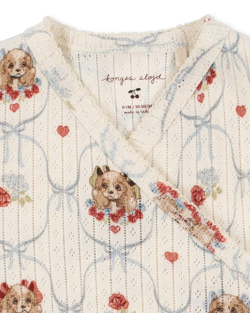 Heldress med Omslag - Øko Jersey | Basic Newborn Onesie