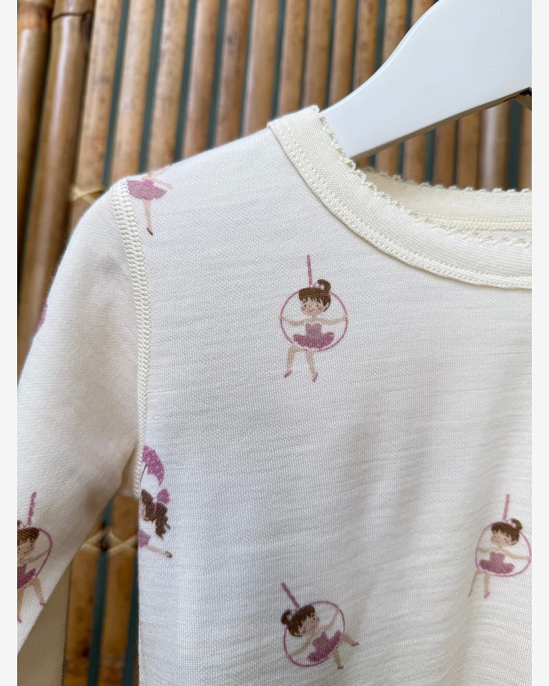 Trøye Langermet - Ull/Bambusviskose | Abba Line dancer