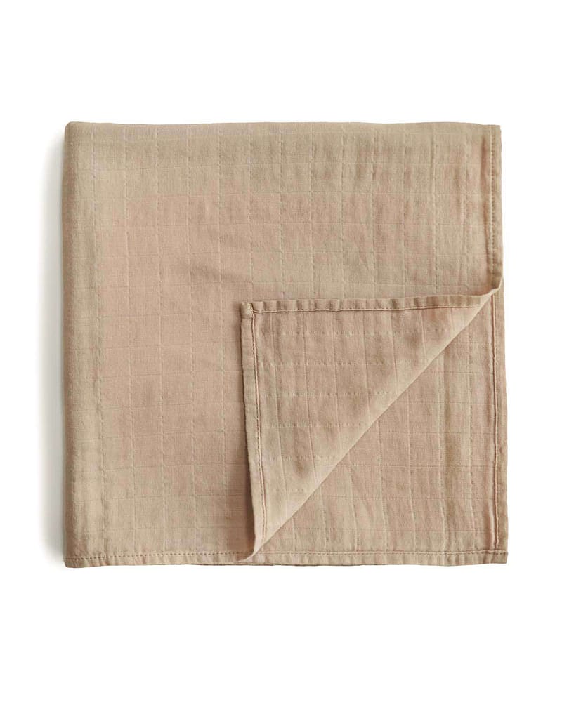 Swaddle - 100% Økologisk Musselin - 120x120cm