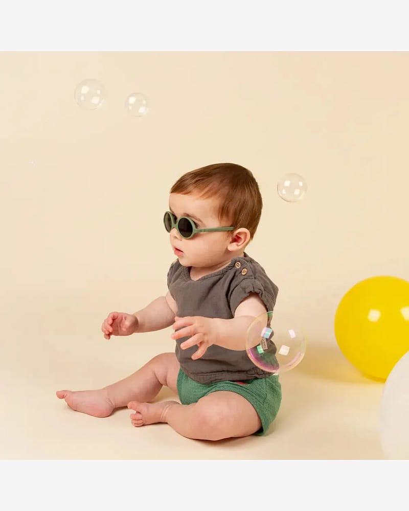 Solbriller Baby 0-1år - Fleksible & Uknuselig - Reversible 2i1 Størrelse | Diabola 2.0