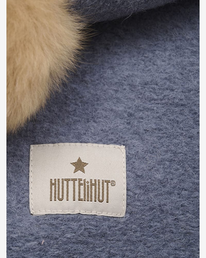 Balaclava Ull 2-Lags - Børstet Ullfleece | Alpaca Pompoms