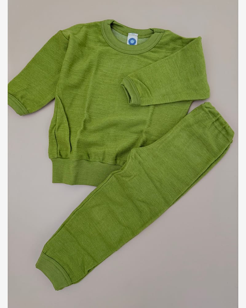 Pysjamas / Kosedress i Ullfrotte - Trøye og Bukse